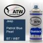 Preview: Jeep, Patriot Blue Pearl, BT / WBT: 400ml Sprühdose, von ATW Autoteile West.